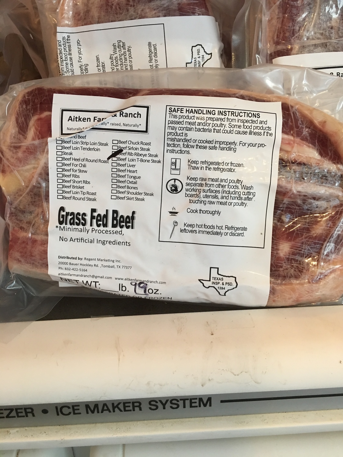 <span style="font-weight: bold;">Ribeye or NY Strip Steak</span>