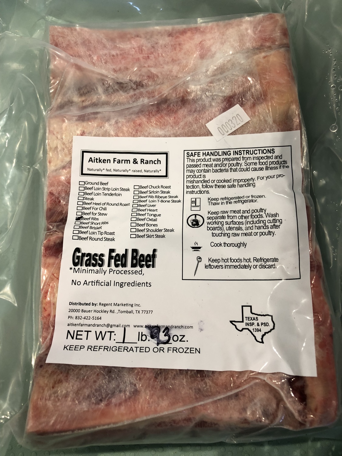 <span style="font-weight: bold;">&nbsp;Ribs</span>